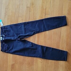 Pistola Midnight Black High Rise Skinny Stretch Jeans Indie Grunge NWT Sz 31